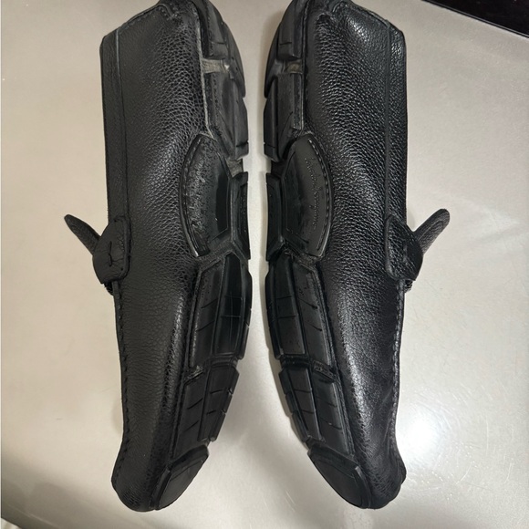 Ferragamo Men's Front 4 Leather Drivers - Picture 4 of 10